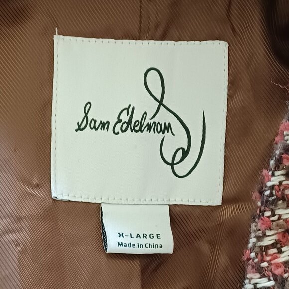 NWOT Sam Edelman Willow Tweed Fall/Winter Blazer Size XL - Picture 6 of 9